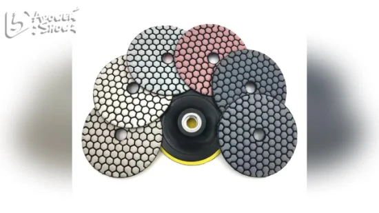 4 Inch Wet Bowl Shaped Diamond Polishing Pads Convex Sink for Granite Marble Concrete Polishing Tools